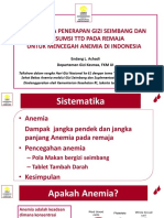 Pentingnya Penerapan Gizi Seimbang Dan Konsumsi TTD Pada Remaja Untuk Mencegah Anemia Di Indonesia (Endang L Achadi)