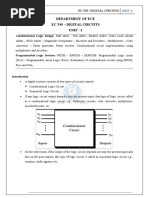 Department of Ece Ec T45 - Digital Circuits Unit - 3