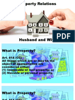 Property Relations of Husband and Wife