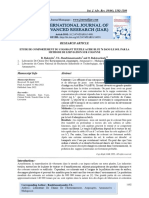 Etude de Comportement Du Colorant Textile Acide Blue 74 Dans Le Sol Par La Methode de Lixiviation Sur Colonne