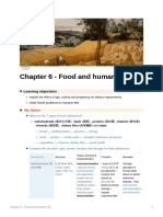 Chapter 6 - Food and Humans: Learning Objectives
