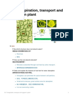 BioA4 10. Transpiration Transport and Support in Plant