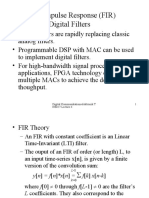 Finite Impulse Response (FIR) Digital Filters: Digital Kommunikationselektronik T NE027 Lecture 4 1