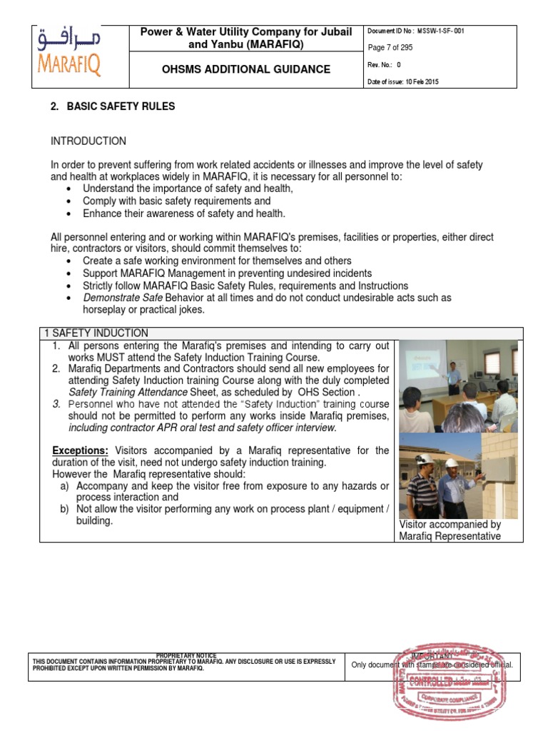 Basic Safety Rules PDF Occupational Safety And Health Personal