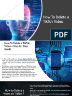 How To Delete TikTok Video