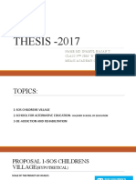THESIS - 2017: Name:Md Inamul Hasan T Class:9 Sem "B" Batch Measi Academy of Architecture
