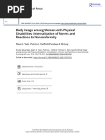 Body Image Among Women With Physical Disabilities Internalization of Norms and Reactions To Nonconformity