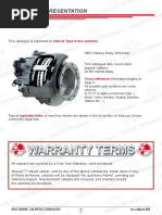 Catalogue Presentation: Vehicle Type in Two Sections