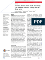 Rheumatic Heart Disease Among Adults in A Mining Community