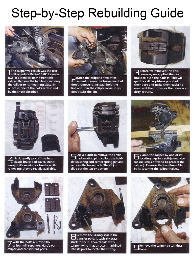 Brembo Caliper Rebuild Guide PDF