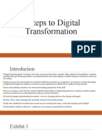 3 Steps To Market Driven Digital Transformation