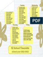 5C Timetable