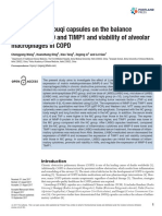 Effect of Liuweibuqi Capsules on MMP-9, TIMP1 and Alveolar Macrophages in COPD
