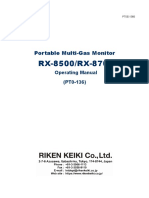 RX-8500/RX-8700: Portable Multi-Gas Monitor