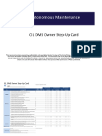 Autonomous Maintenance: CIL DMS Owner Step-Up Card