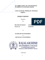 Project Report: Design and Fabrication of Conventional Water Flushing in Sanitary Basins