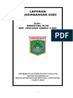 Laporan Pengembangan Diri Guru SMP Singosari