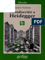 Introducción A Heidegger Vattimo