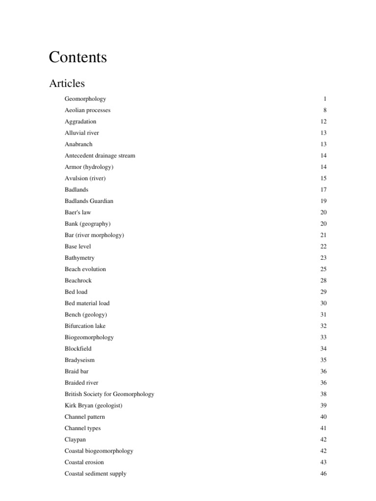 Geomorphology | PDF | Geomorphology | River Delta, image size:768x1024