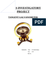 Physics Investigatory Project Class 12 Tangent Galvanometer Convert Compress