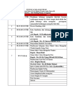 Susunan Acara 22-23 Januari 2022