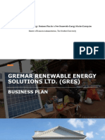 SUS 6170 Renewable Energy - Business Plan 2