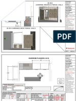 3D View (Wardrobe, Dressing & Storage) - Wall A Plan