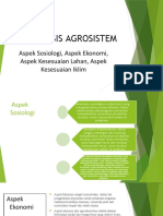 Analisis Agrosistem