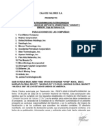 Prospecto Correspondiente A 16 Programas de Cedears - Caja de Valores - Definitivo - Acciones.