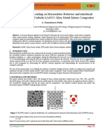 Effect of Particle Loading On Microealstic Behavior and Interfacial Tractions of Boron Carbide/AA4015 Alloy Metal Matrix Composites