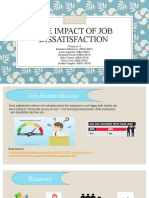The Impact of Job Dissatisfaction