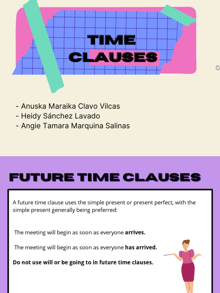 TIME CLAUSES PDF