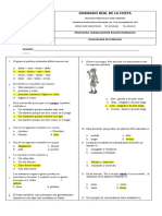 Evaluacion de Logros Tercer Periodo Lenguaje Segundo