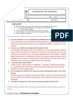 Atividade de Pesquisa Hospitalar