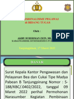 Profesionalisme Pegawai Di Bidang Tugas - Akbp Suherman Zein