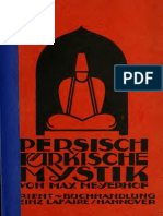 Persisch-Türkische Mystik (1921)
