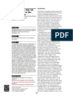 Applying The TOC TP: A Case Study in The Service Sector: Richard A. Reid and James R. Cormier