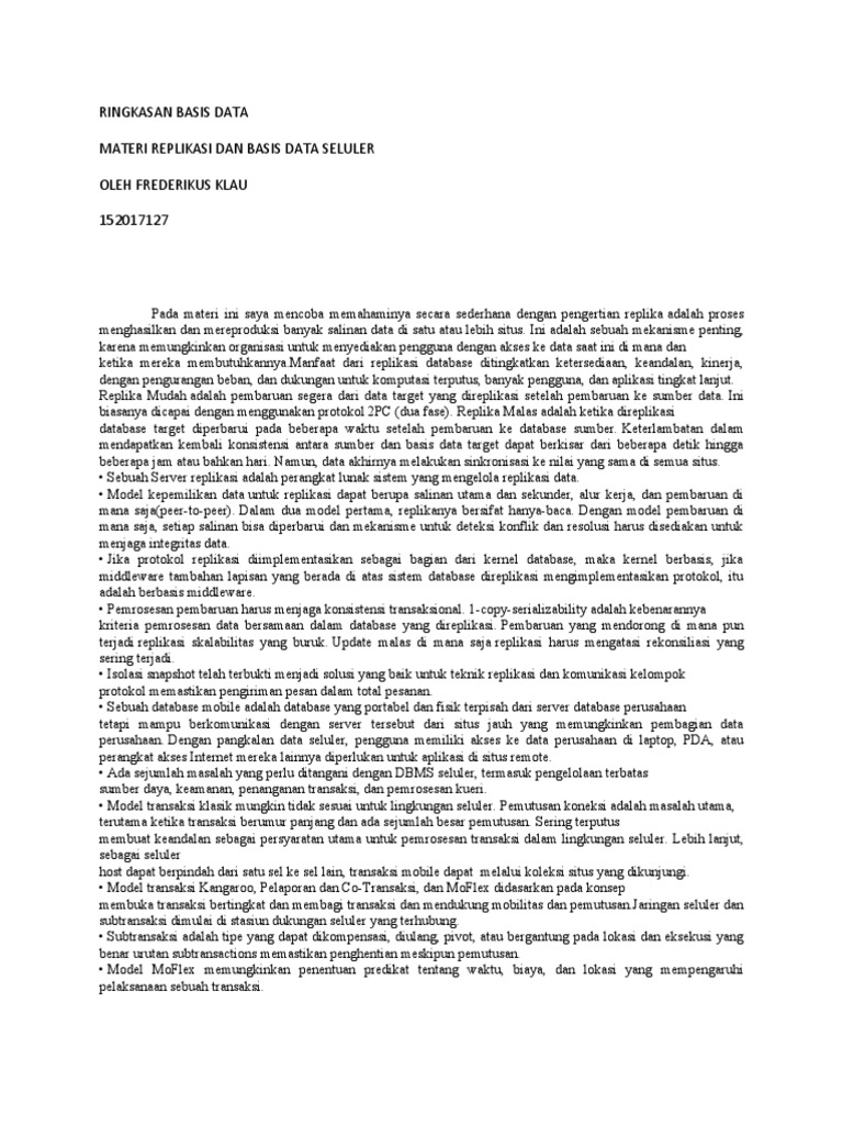 RINGKASAN | PDF