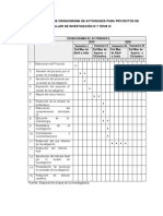 1 Cronograma de Trabajo (Calificado)