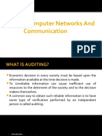 Audit Computer Networks and Communication