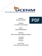 Informe de Areas Protegidas - Edu. Ambiental