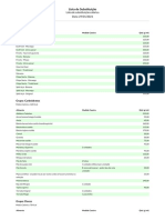 Lista de Substituicao