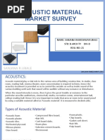 BS Market Survey-Acoustical Materials