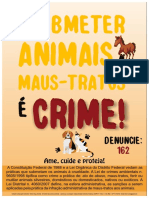 Maus-tratos animais crime