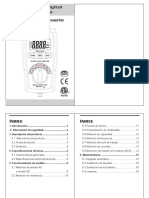 Multímetro Digital de Bolsillo. Manual de Usuario