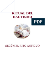 Ritual Bautismo Tradicional