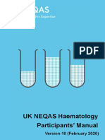 UK NEQAS Haematology Participants' Manual