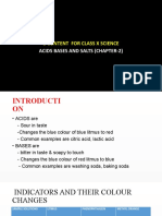 E-Content For Class X Science: Acids Bases and Salts (Chapter-2)