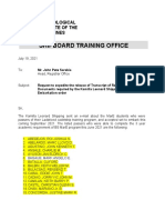 Shipboard Training Office: Technological Institute of The Philippines