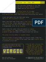 Virgil: Information For The GM